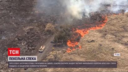 На Гаваях горить полігон армії США / погода, спека, пожежа – ТСН
