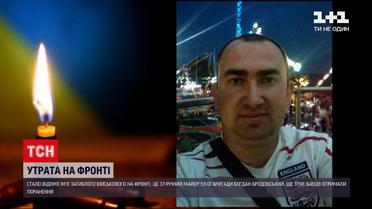 Новини з фронту: стало відомо ім’я загиблого внаслідок вибуху українського військового