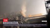 Новости Украины: пожар на Бурштынской ТЭС - загорелось разлитое масло