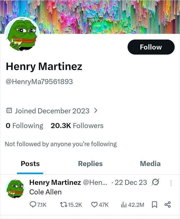 Загадковий твіт / © Соцмережа X