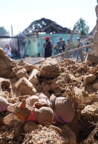Наслідки обстрілу Запоріжжя