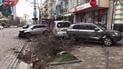 Масштабна ДТП у центрі Києва: водій КІА розтрощив декілька авто та дерев і влетів у зупинку
