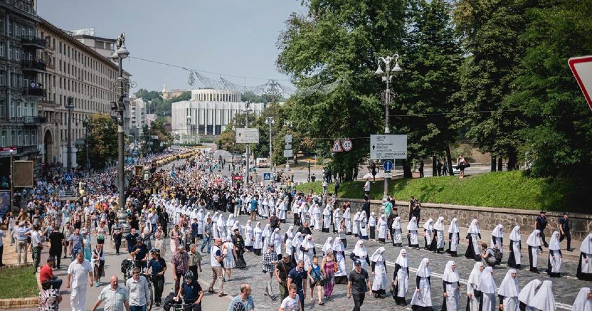 Хресний хід у Києві_2 / © facebook.com/Микита Завілінський
