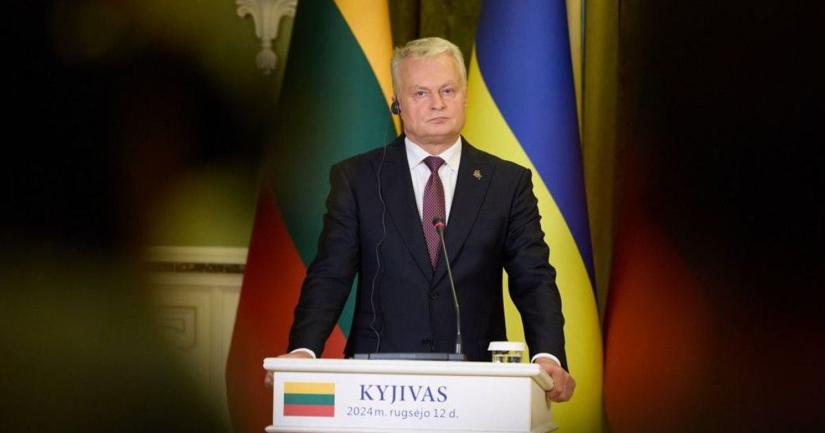 Президент Литвы Гитанас Науседа