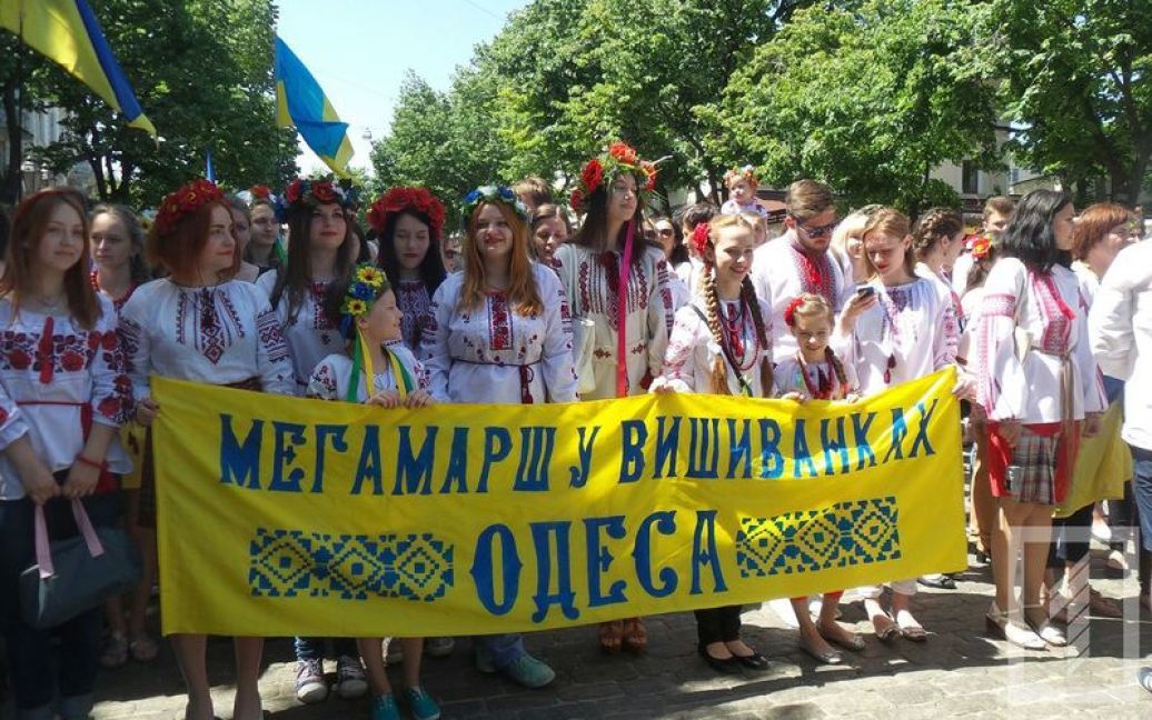 Марш в вышиванках в Одессе / © Первый городской