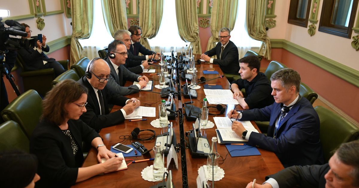 Зеленський зустрівся з міністрами закордонних справ Франції та Німеччини. Про що говорили
