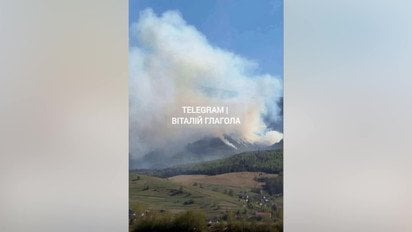 Велика пожежа на Закарпатті: палає 75 гектарів лісу