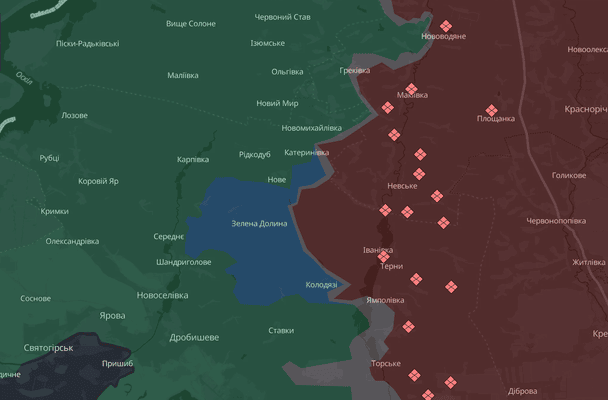 Просування ЗСУ на фронті. / © Deepstatemap