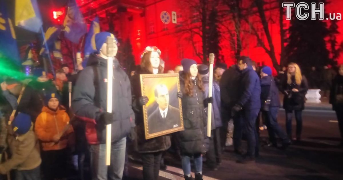 смолоскипний марш у Києві на честь Бандери_4 / © фото: Юлия Яценко