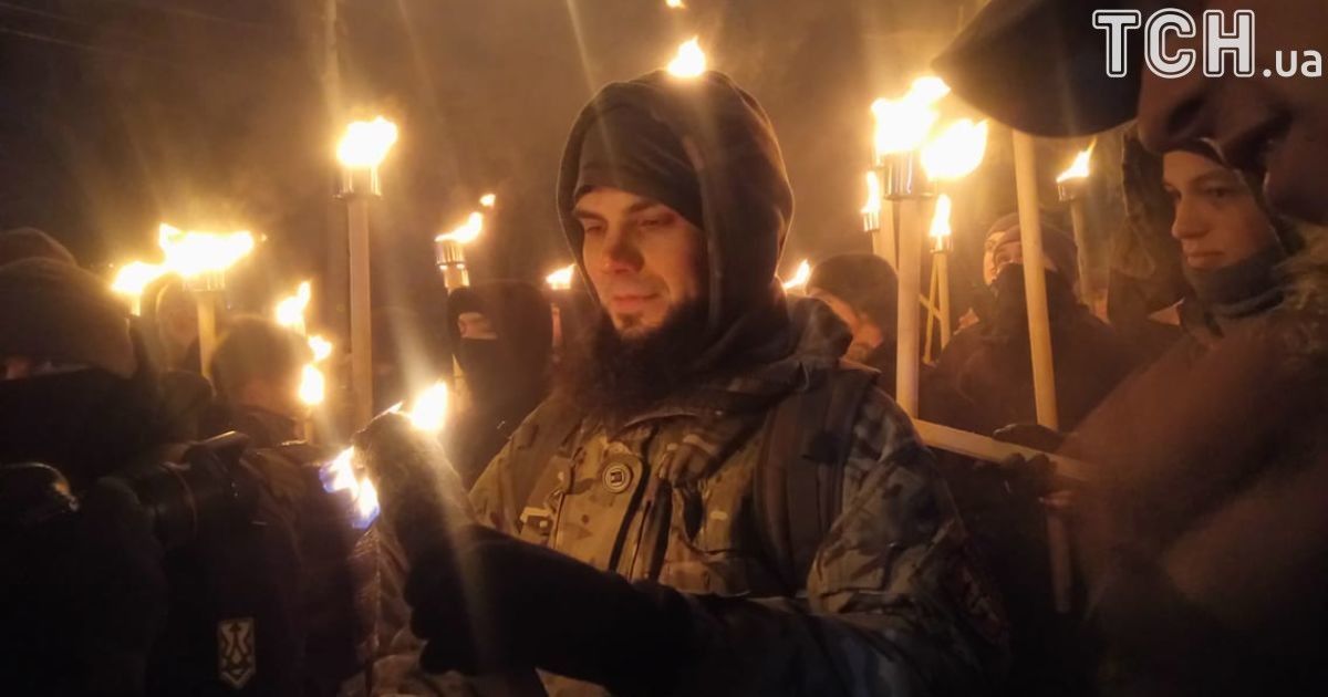 смоколискипний марш у Києві на честь Бандери_1 / © фото: Юлия Яценко