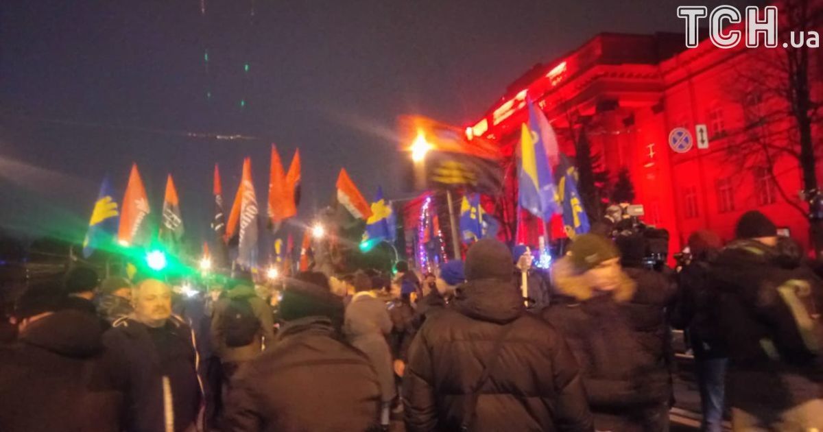 смолоскипний марш у Києві на честь Бандери_2 / © фото: Юлия Яценко