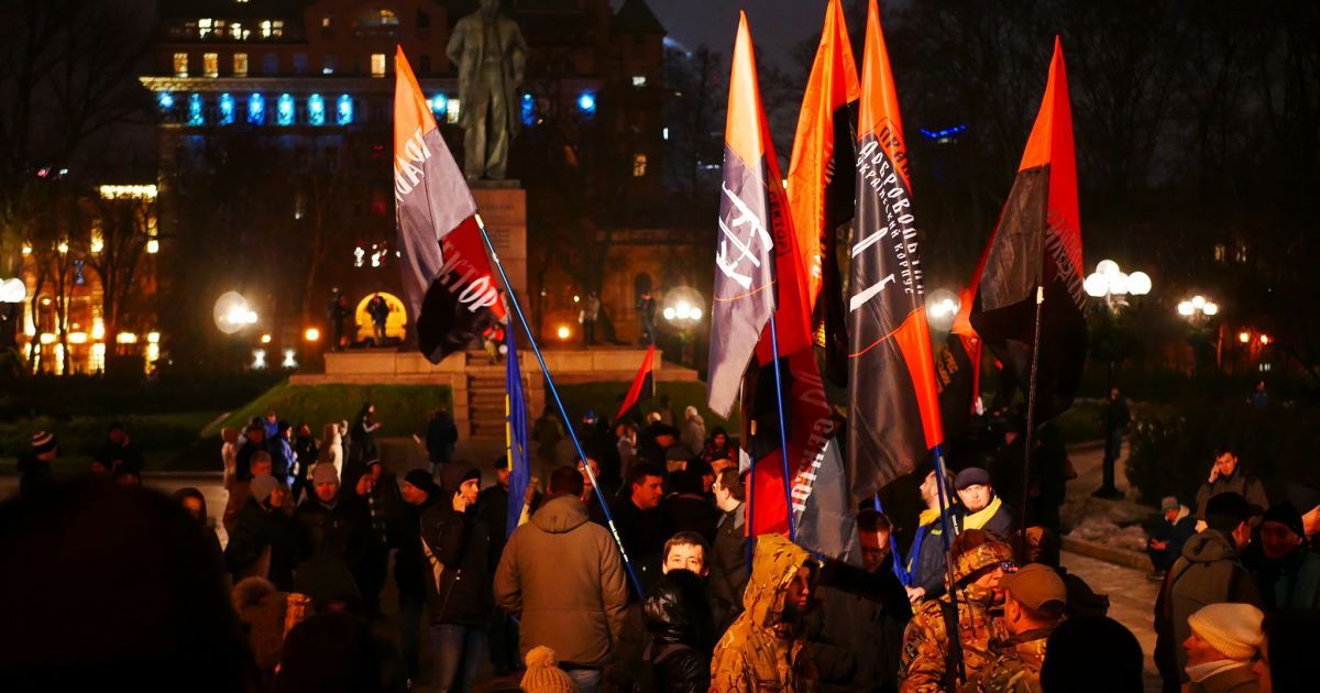 смоколискипний марш у Києві на честь Бандери_1 / © Украинская правда