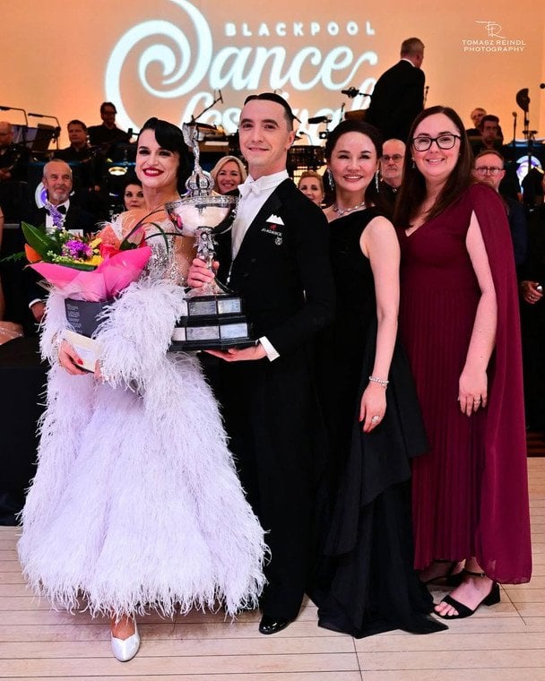 Станіслав Портаненко та Наталія Коляда перемогли на Blackpool Dance Festival-2026 / © instagram.com/nataliya.koliada