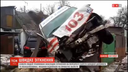 Моторошна ДТП: у Житомирі зіткнулися швидка та позашляховик