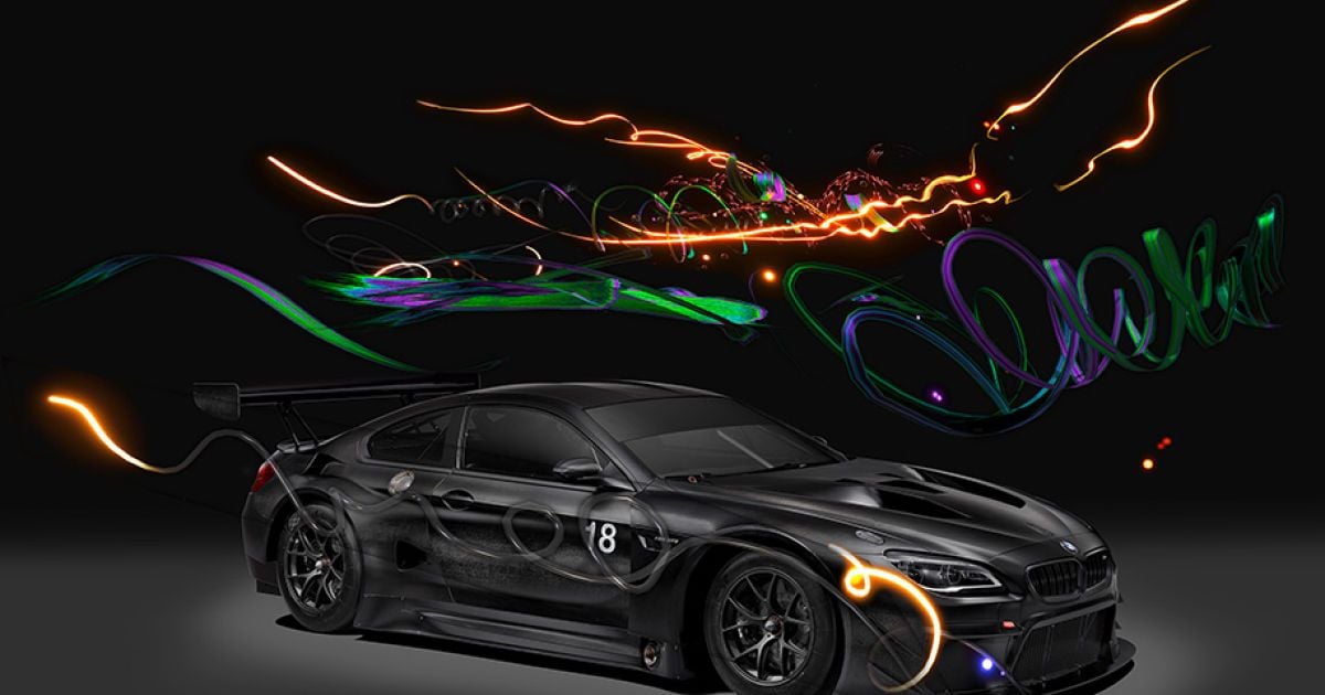 BMW показала новый арт-кар, созданный на основе гоночного купе M6 GT3