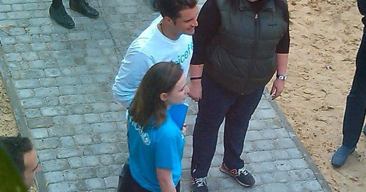 Орландо Блум в Украине / © соцмережі