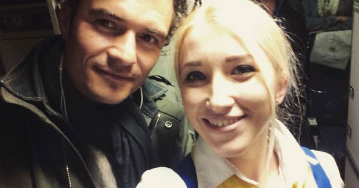 Орландо Блум в Украине / © соцмережі