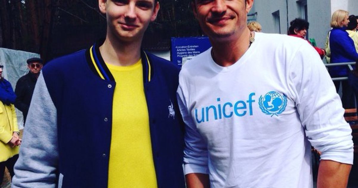 Орландо Блум в Украине / © соцмережі