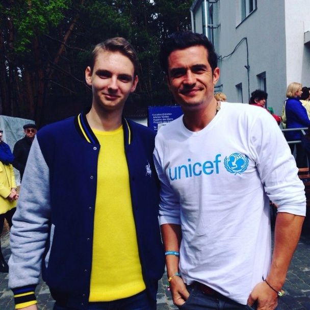 Орландо Блум з Кирилом / © соцмережі