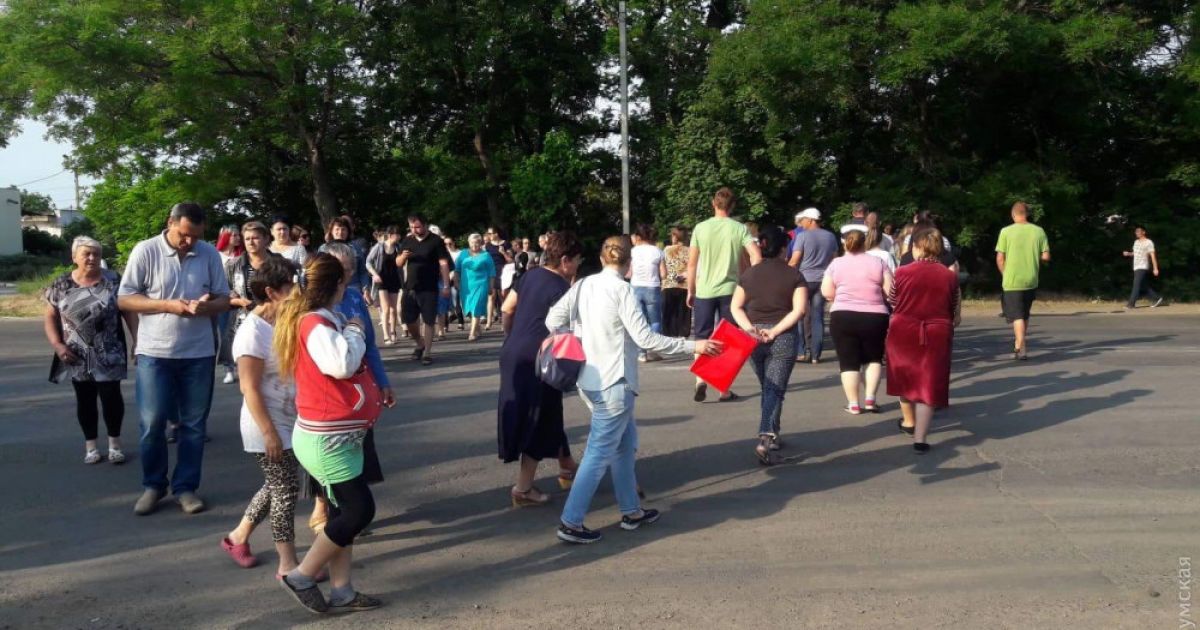 перекриття дороги на місці ДТП в Одесі_3 / © Думская