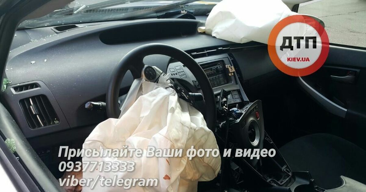 ДТП за участю поліції і таксі у Києві / © dtp.kiev.ua