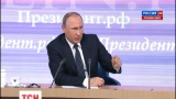 На запитання про українських політв'язнів, Путін сказав, що обмін має бути рівноцінним