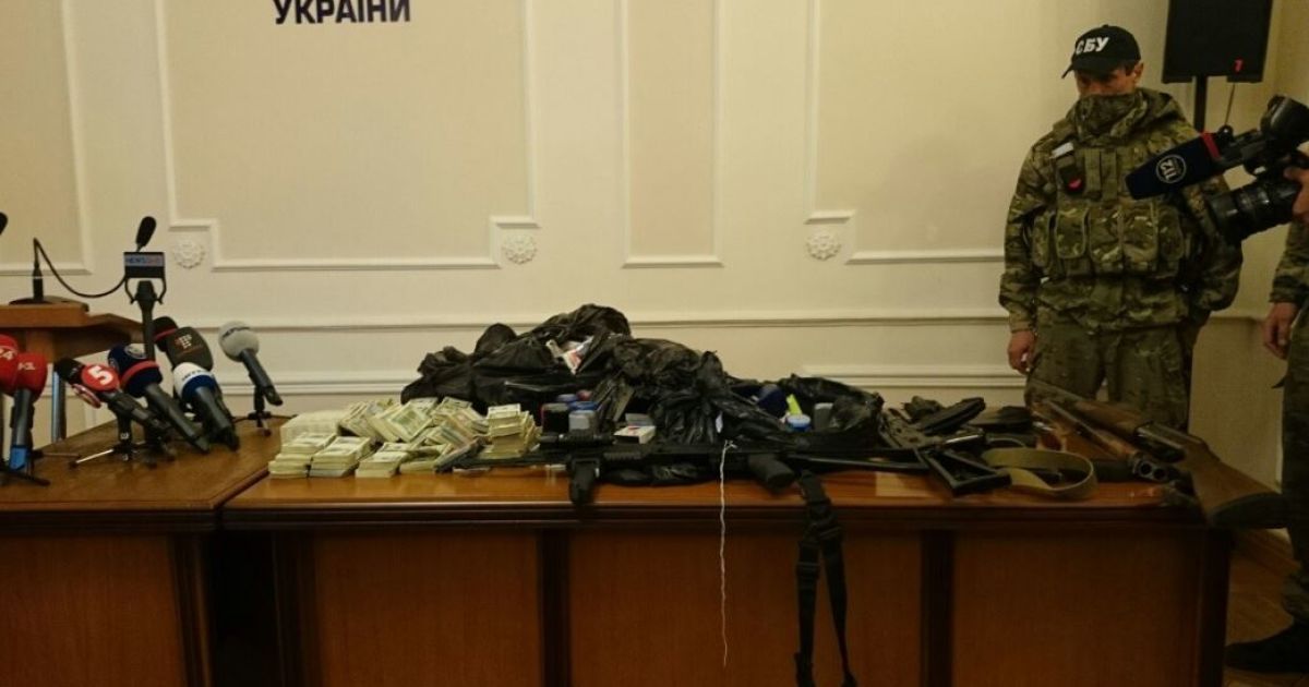 На брифинге показали доказательства по делу Корбана / © ТСН.ua