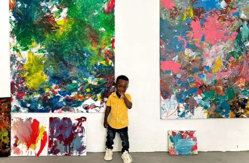 Хлопчик із Гани став наймолодшим у світі художником / © guinnessworldrecords.com