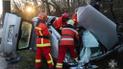 У Києві зранку сталася жахлива ДТП: машину зім'яло, водій загинув (відео)