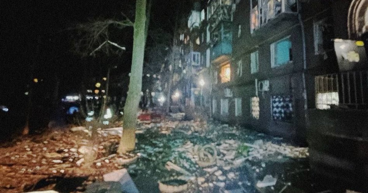 Последствия атаки в Запорожье