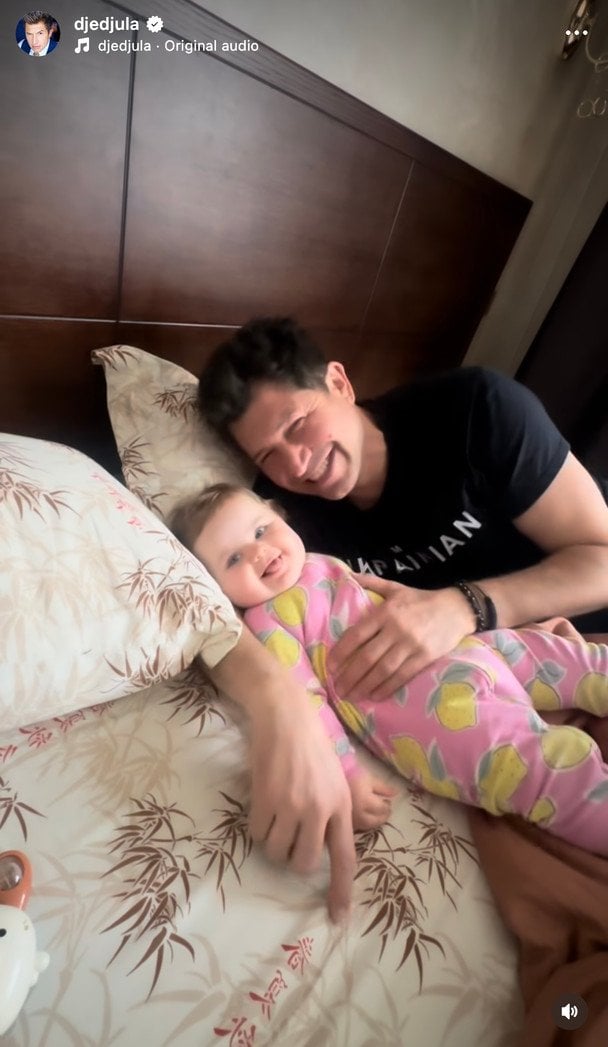 Андрій Джеджула з донькою / © instagram.com/djedjula