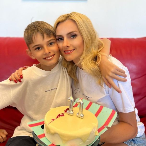 Ірина Федишин з сином / © instagram.com/irynafedyshyn