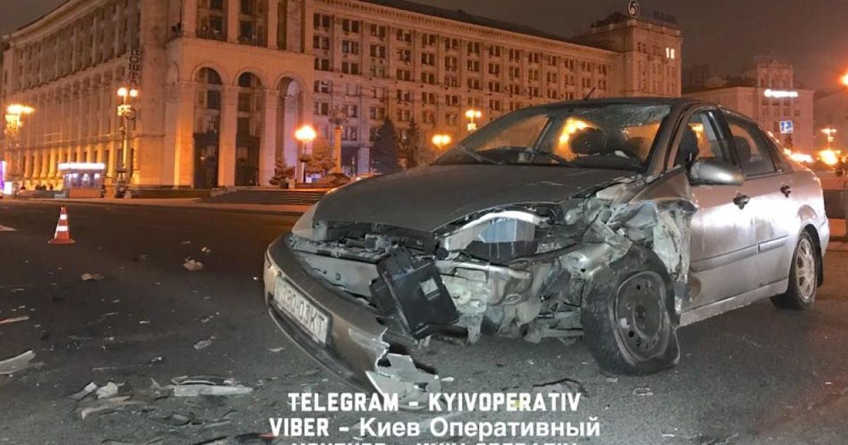 ДТП з перекиданням в самому центрі Києва_4 / © Київ Оперативний