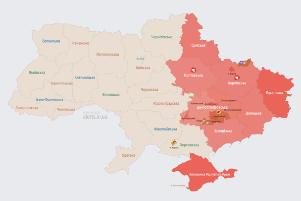 Украину атакуют вражеские БпЛА: куда двигаются