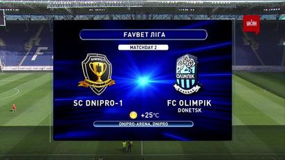 Днепр-1 - Олимпик - 1:3. Обзор матча
