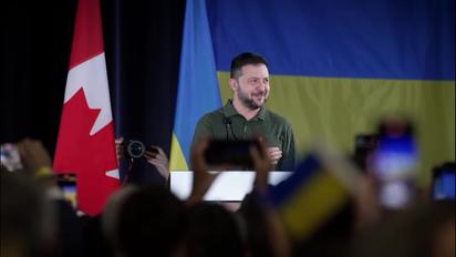 Зеленський і Трюдо заспівали гімн України у Канаді