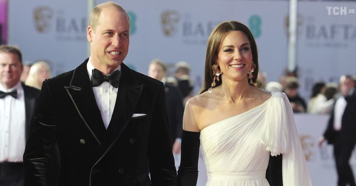 Принц та принцеса Уельські на церемонії BAFTA 2023