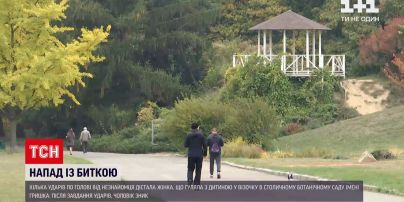 Новини України: у столичному ботсаду жінку кілька разів вдарили битою по голові