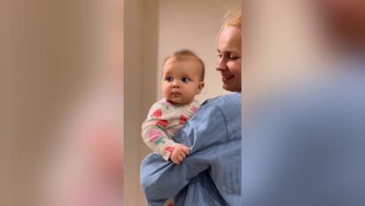 Лилия Ребрик показала трогательное видео, как крошечная дочь произнесла свое первое слово