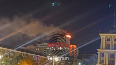 Пожар в Белгороде_2 / © із соцмереж