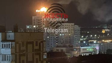 Пожар в Белгороде_3 / © із соцмереж