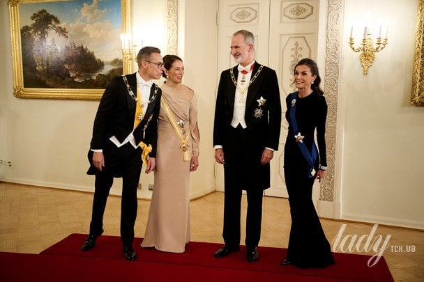 Президент Фінляндії Александр Стубб та його дружина Сюзанна Іннес-Стубб, король Філіп VI і королева Летиція / © Getty Images