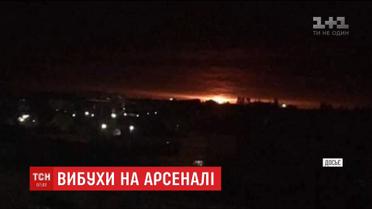 На Черниговщине занялся арсенал с боеприпасами