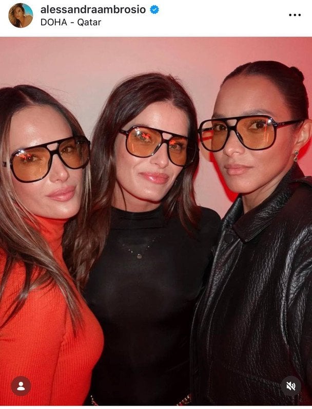 Алессандра Амбросіо, Ізабелі Фонтана і Лаїс Рібейро / © Instagram Алессандри Амбросіо