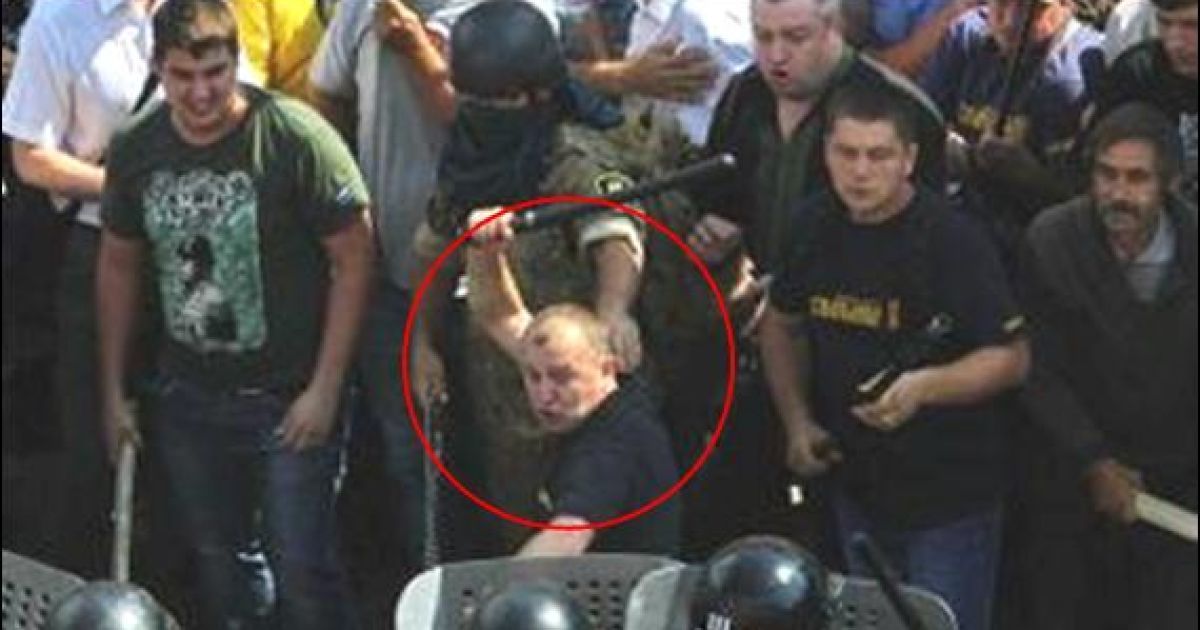 В МВД допросят участников беспорядков / © Пресс-служба МВД Украины