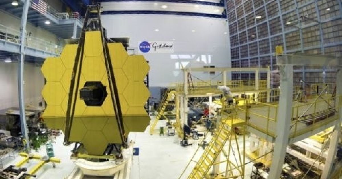 NASA зібрала найбільший у світі космічний телескоп