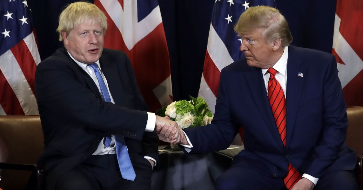 Борис Джонсон и Дональд Трамп.