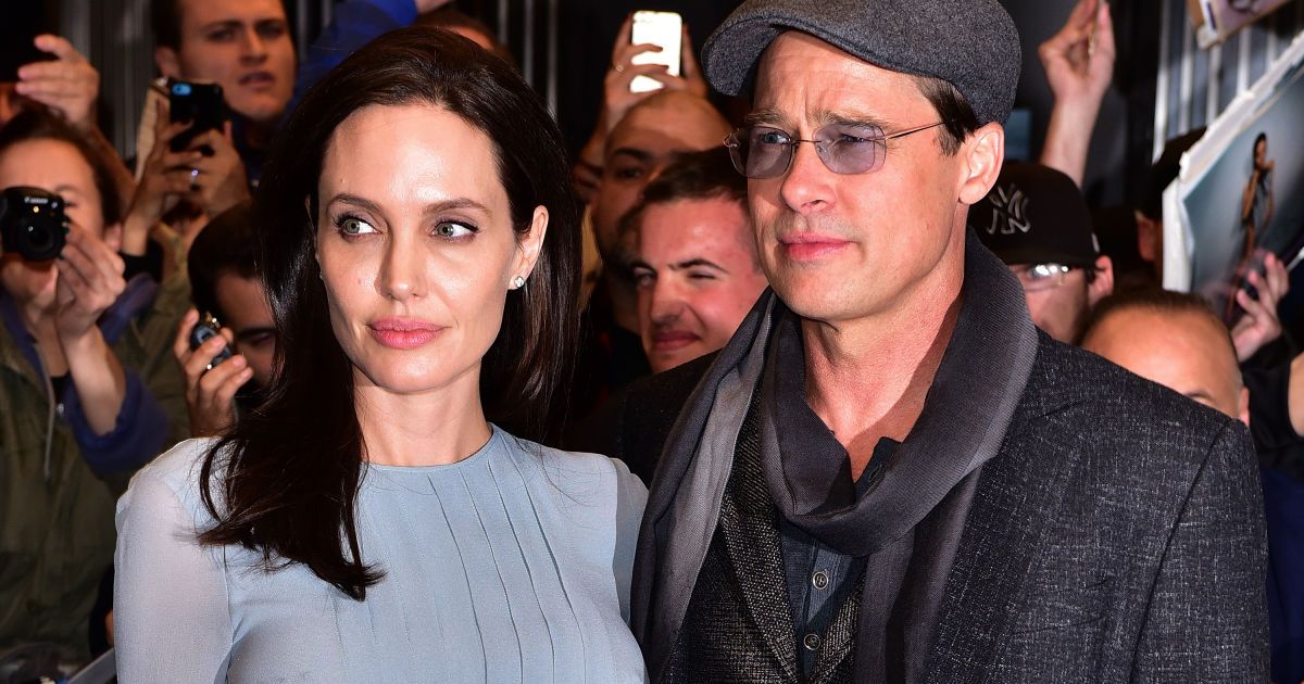 Анджелина Джоли и Брэд Питт на показе фильма "Лазурный берег"