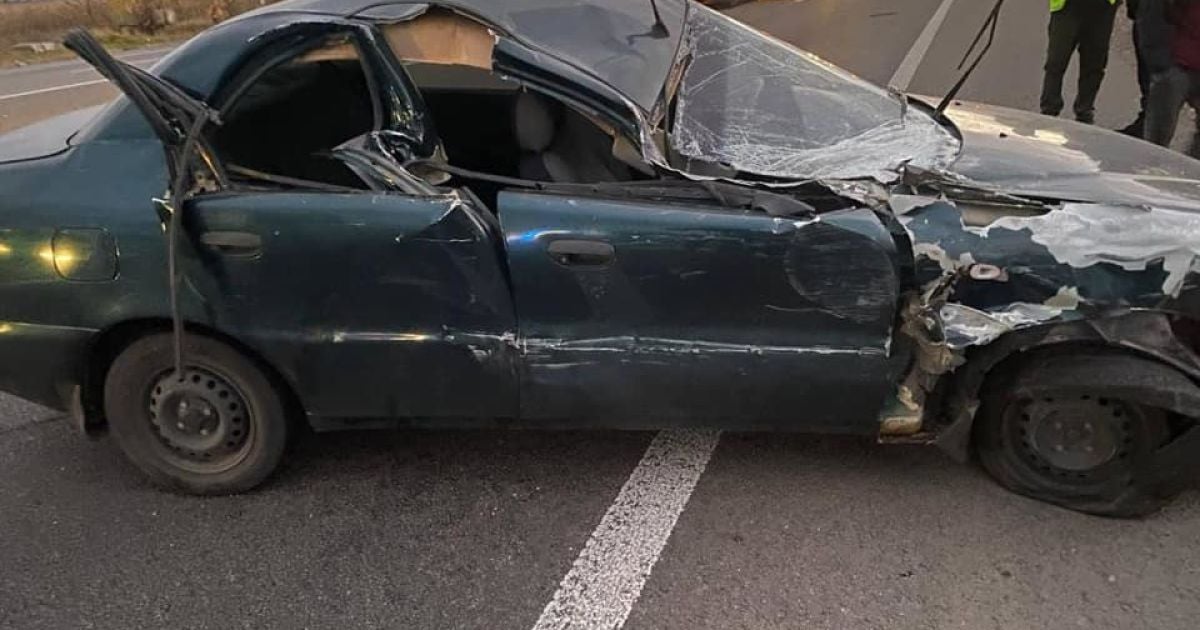 У Київській області водій на Daewoo Lanos зіткнувся з вантажівкою: загинула 6-річна дівчинка / © Полиция Киевской области