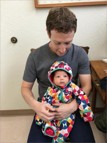 Марк самостоятельно водит дочку к врачу / © facebook.com/zuck